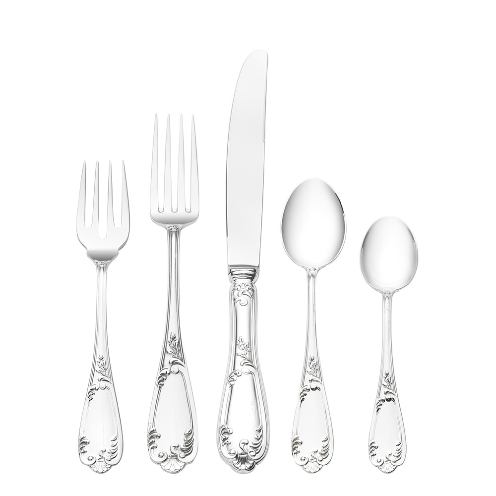 Wallace Venezia Sterling Silver 5-Piece Continental Place Setting